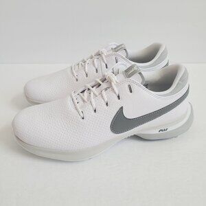 NEW Nike Air Zoom Victory Tour 3 Golf Shoes DV6798-100 Size 8 White Gray